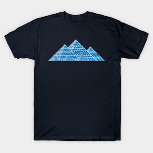 Pyramids of Egypt (blue) T-Shirt